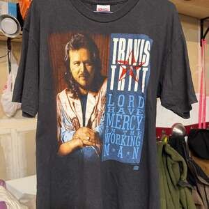 Vintage 1993 Travis Tritt Lord Have Mercy Rock Graphic Country Music T-shirt